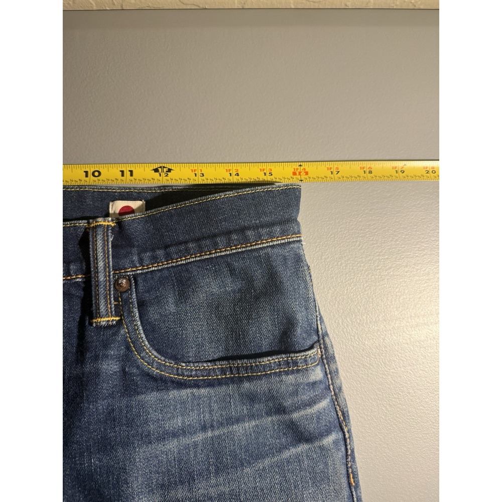 Levi's Made In Japan SAMPLE Jeans Men 32x25 Rare Cropped Denim Fade Red Tab - Picture 7 of 10